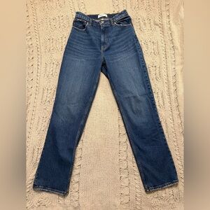 Abercrombie & Fitch Blue Straight Leg Jeans